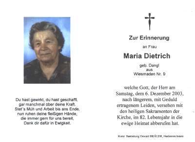Maria Dietrich